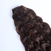 Extension Fascia Unica Volumizzante Clips Mosso Castano Scuro 2 - 55/60/65cm - 100g
