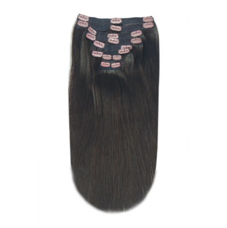 Extension Kit 8 Fasce Clips Castano Scuro 2 - 55/60/65cm - 160g